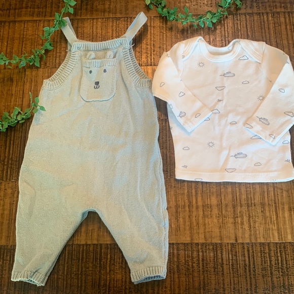 NB overall 100% cotton Carters - Picture 1 of 5